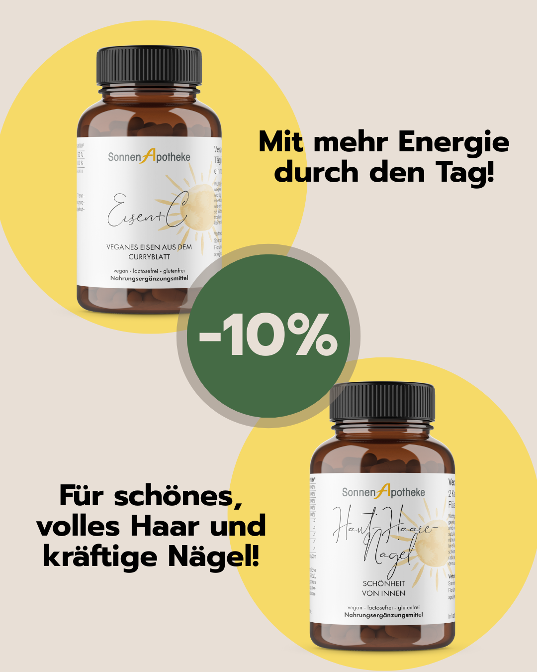 Eisen+Vit C und Haut-Haare-Nägel