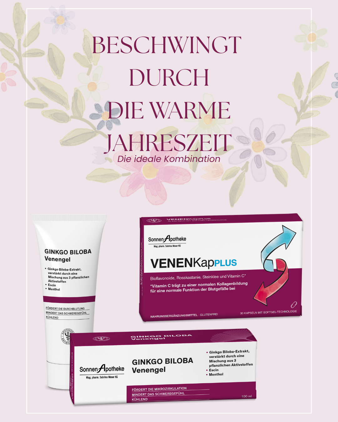 Unifarco Venengel und VenenKap Plus